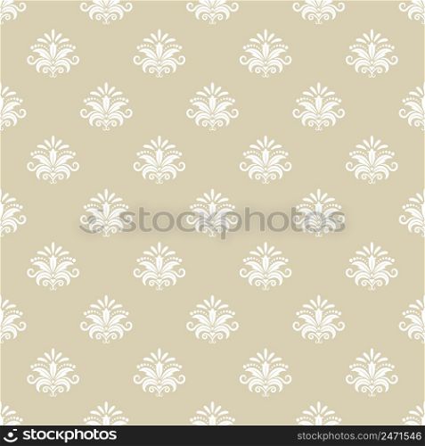 Vintage pattern seamless background. Textile design, decorative retro decor, backdrop fabric, vector illustration. Vintage pattern seamless background