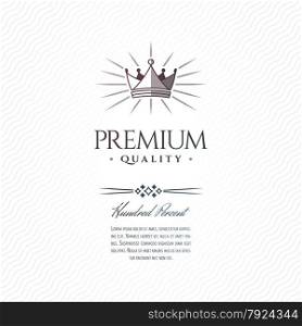 Vintage Premium Label Design