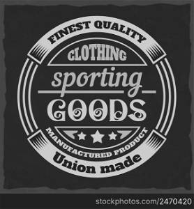 Vintage print for t-shirt or apparel. Retro artwork in black and white for fashion and printing. Old school vector with traditional theme and typography. Vintage noise are easily removable.