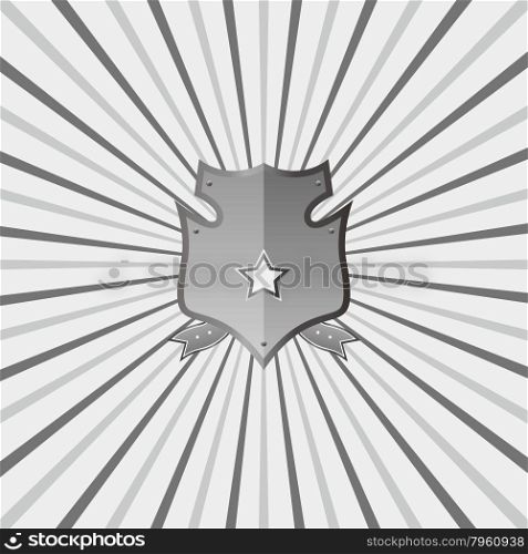 vintage shield template vector graphic art design illustration