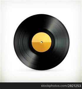 Vinyl record, vector