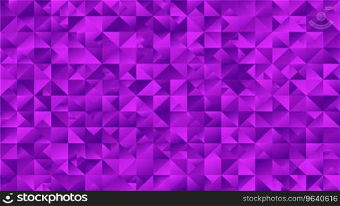 Violet abstract mosaic triangle hd background Vector Image
