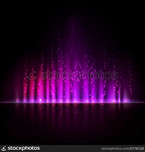 Violet aurora light. Shiny Abstract vector backgrounds. Violet aurora light. Abstract vector backgrounds