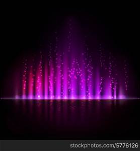Violet aurora light. Shiny Abstract vector backgrounds. Violet aurora light. Abstract vector backgrounds