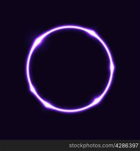 Violet circle effect background, stock vector