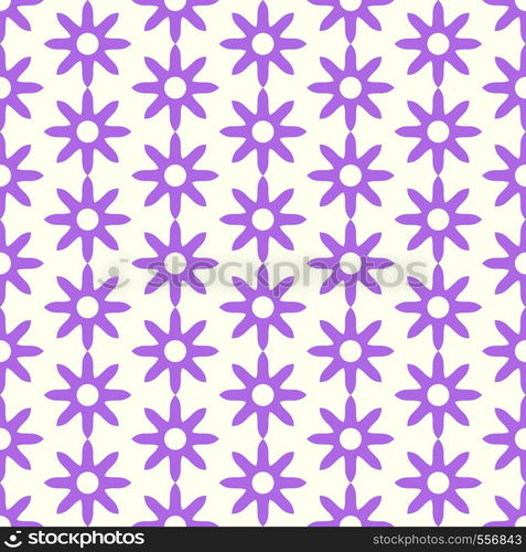 Violet dry flower pattern in classic style on pastel background. Retro and ancient blossom seamless pattern style for modern or classic design