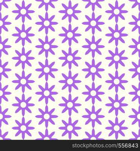 Violet dry flower pattern in classic style on pastel background. Retro and ancient blossom seamless pattern style for modern or classic design