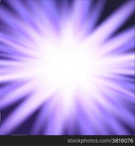 Violet light rays