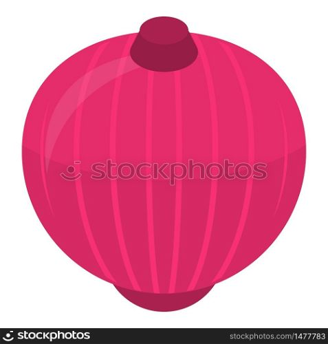 Violet onion icon. Isometric of violet onion vector icon for web design isolated on white background. Violet onion icon, isometric style