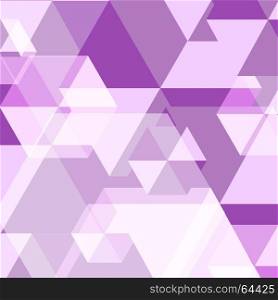Violet polygon created abstract background, stock vector