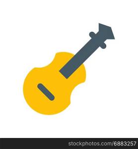 violin, icon on isolated background