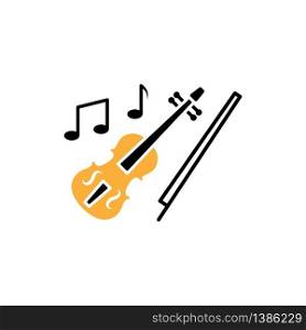 Violin icon template