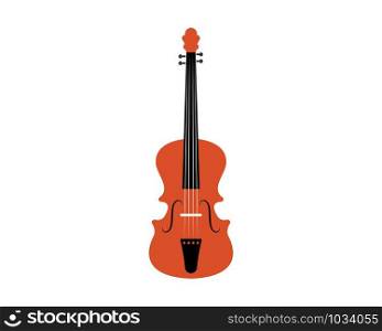 violin icon vector illustration design template