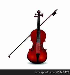 violin isolated