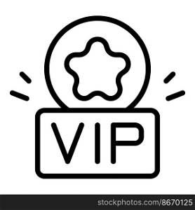 Vip globe icon outline vector. Vip party. Music famous. Vip globe icon outline vector. Vip party