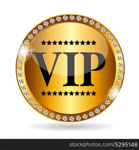 VIP Members Label. Isolated Vector Illustration EPS10. VIP Members Label Vector Illustration