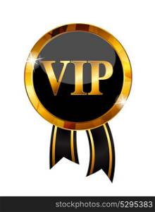 VIP Members Label. Isolated Vector Illustration EPS10. VIP Members Label Vector Illustration