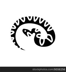 viper animal snake glyph icon vector. viper animal snake sign. isolated symbol illustration. viper animal snake glyph icon vector illustration