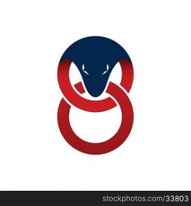 viper venom snake head logo logotype circle round theme