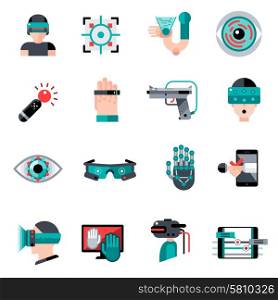 Virtual augmented reality devices and software apps icons set isolated vector illustration. Virtual Augmented Reality Icons