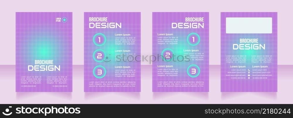 Virtual doctor appointment blank brochure design. Template set with copy space for text. Premade corporate reports collection. Editable 4 paper pages. Bebas Neue, Audiowide, Roboto Light fonts used. Virtual doctor appointment blank brochure design
