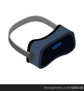 Virtual reality headsets icon in isometric 3d style on a white background. Virtual reality headsets icon, isometric 3d style