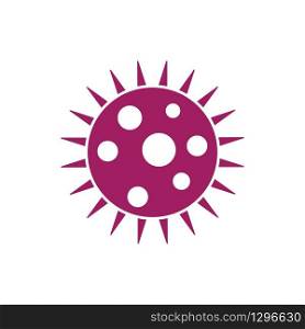 virus, bacteria illustration logo vector