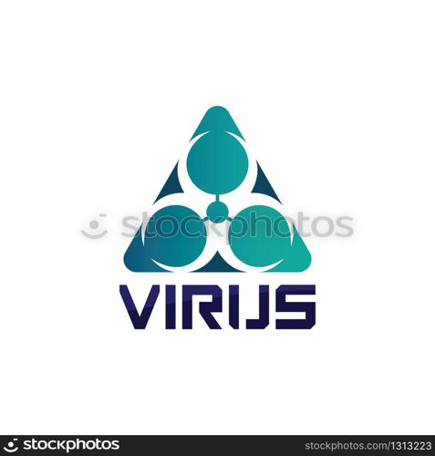 virus corona virus vector and mask design logo viral vector and design icon symbol