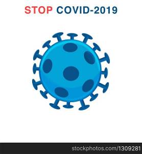 Virus, COVID sign. Coronavirus icon. Vector illustration for Your design.