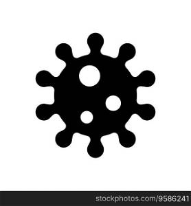 virus icon vector template illustration logo design