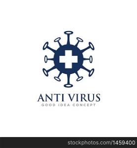 Virus Logo Icon Design Vector