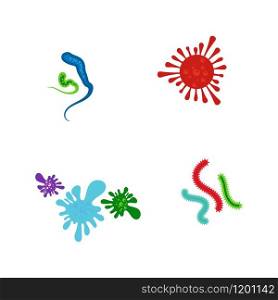 Virus vector illustration icon template design