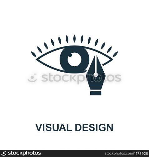 Visual Design icon. Simple element from design technology collection. Filled Visual Design icon for templates, infographics and more.. Visual Design icon. Simple element from design technology collection. Filled Visual Design icon for templates, infographics and more