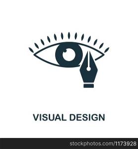 Visual Design icon. Simple element from design technology collection. Filled Visual Design icon for templates, infographics and more.. Visual Design icon. Simple element from design technology collection. Filled Visual Design icon for templates, infographics and more