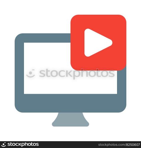 Visual media displayed on computer screen.