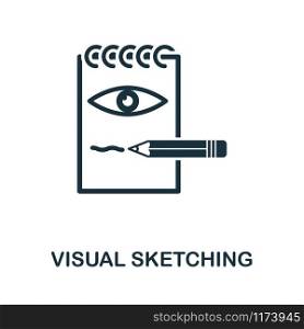 Visual Sketching icon. Simple element from design technology collection. Filled Visual Sketching icon for templates, infographics and more.. Visual Sketching icon. Simple element from design technology collection. Filled Visual Sketching icon for templates, infographics and more