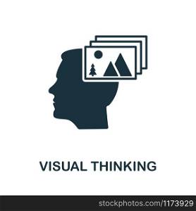 Visual Thinking icon. Simple element from design technology collection. Filled Visual Thinking icon for templates, infographics and more.. Visual Thinking icon. Simple element from design technology collection. Filled Visual Thinking icon for templates, infographics and more