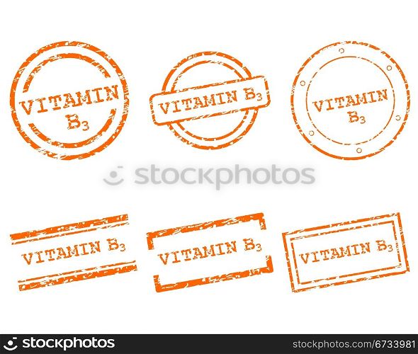 Vitamin B3 stamps