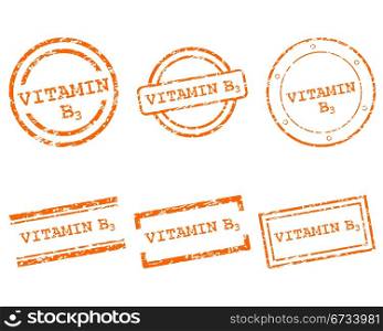 Vitamin B3 stamps