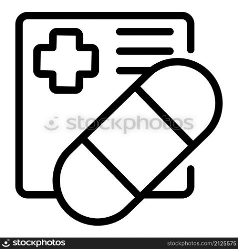 Vitamin pills jar icon outline vector. Medicine pill. Pharmacy prescription. Vitamin pills jar icon outline vector. Medicine pill