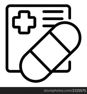 Vitamin pills jar icon outline vector. Medicine pill. Pharmacy prescription. Vitamin pills jar icon outline vector. Medicine pill