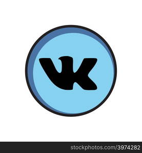 VK icon design vector