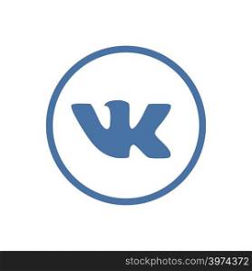 VK icon design vector