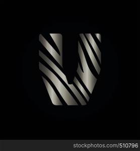 Vletter logo vector design. Initial letter V logo design.