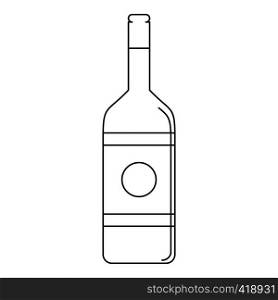 Vodka icon. Outline illustration of vodka vector icon for web. Vodka icon, outline style
