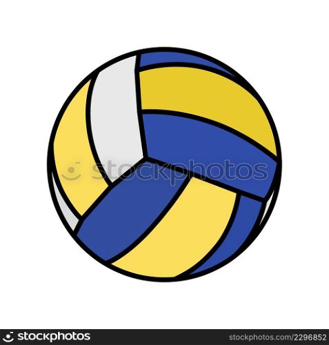 Volley ball icon vector sign and symbols