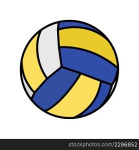 Volley ball icon vector sign and symbols