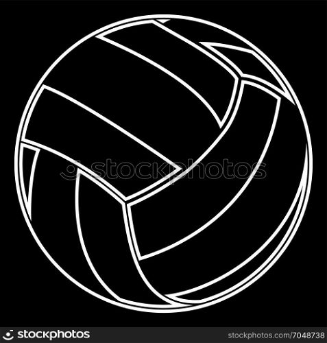 Volleyball ball icon .