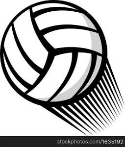 Volleyball ball vector illustration