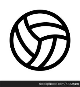 volleyball, icon on isolated background,